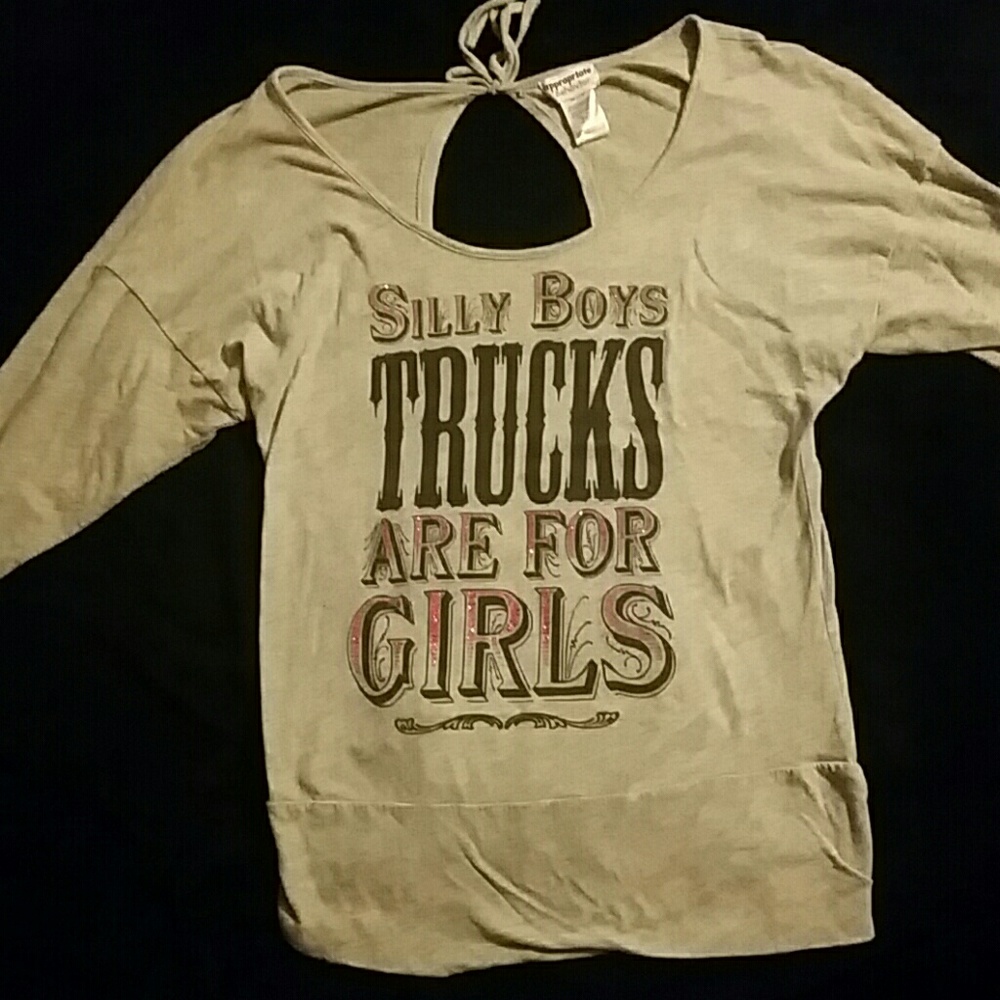 Trucks are for girls top